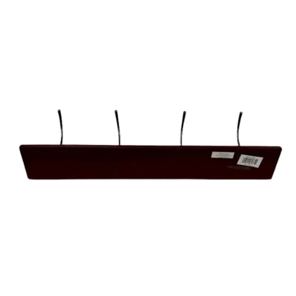 MELANNCO 4-Hook Coat Distressed Finish Rack  | 18